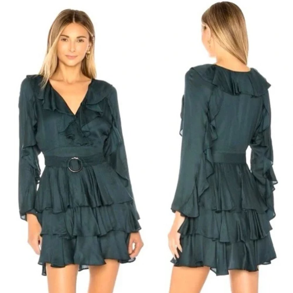 Tularosa Green Mini Dress